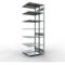 SCHULTE Lagertechnik - Rayonnage double emboîtable Modèle 150 - 3000x1000x2x500 mm galv. 2x7 tablettes