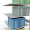 SCHULTE Lagertechnik - Rayonnage double emboîtable Modèle 150 - 3000x1000x2x600 mm 2x7 tablettes