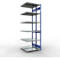 SCHULTE Lagertechnik Rayonnage double emboîtable, MULTIPlus250, 3000x1000x(2x500) mm, 14 tablettes, galvanisé