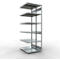 SCHULTE Lagertechnik Rayonnage double emboîtable, MULTIPlus250, 3000x1000x(2x600) mm, 14 tablettes, galvanisé