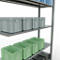SCHULTE Lagertechnik - Sistema de compartimentación sin tornillos - 2000x1300x400 mm, tipo 150 kg