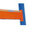 Schulte Lagertechnik spaanplaatniveau voor palletstellingen, dikte 38 mm, B 1350 x D 800 mm, voor staanderhoogte 50 mm, opgelegd, incl. centreerplaten