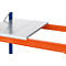 Schulte Lagertechnik Stalen paneel voor palletstellingen, dikte 1,5 mm, B 325 x H 40 mm, voor stellingdiepte 1100 mm, gegalvaniseerd, tot 320 kg