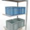 SCHULTE Lagertechnik - Stapelaanbouw met lengtebout - 2000x750x500 mm, type 150 kg