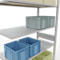 SCHULTE Lagertechnik - Stapelaanbouw met lengtebout - 3000x1300x600 mm, type 150 kg