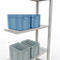 SCHULTE Lagertechnik - stapelbak met lengtebout - 2000x750x300 mm, type 150 kg
