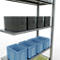 SCHULTE Lagertechnik - Stapelbak met lengtevergrendeling - 2000x1000x400 mm, type 150 kg