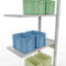 SCHULTE Lagertechnik - Stecks.Anbaur. mit Längenriegel - 2500x750x400 mm, Typ 150 kg