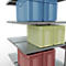 SCHULTE Lagertechnik - Stecks.Doppelanbaur. Typ 250 kg - 2500x1000x2x600 mm, 12 Böden