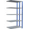 SCHULTE Lagertechnik - Stecks.Doppelanbauregal Typ 150 - 2000x1000x2x300 mm 2x5 Böden
