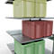 SCHULTE Lagertechnik - Stecks.Doppelanbauregal Typ 150 - 2500x1000x2x600 mm verz.2x6 Böden