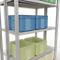 SCHULTE Lagertechnik - Stecks.Doppelgrundr. Typ 250 kg - 2000x1000x2x300 mm, 10 Böden