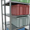 SCHULTE Lagertechnik - Stecks.Doppelgrundr. Typ 250 kg - 2000x1000x2x500 mm, 10 Böden