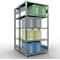 SCHULTE Lagertechnik - Stecks.Doppelgrundr. Typ 250 kg - 2000x1000x2x600 mm, 10 Böden