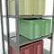 SCHULTE Lagertechnik - Stecks.Doppelgrundr. Typ 250 kg - 2500x1000x2x400 mm, 12 Böden