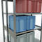 SCHULTE Lagertechnik - Stecks.Doppelgrundr. Typ 250 kg - 2500x1000x2x500 mm, 12 Böden