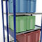 SCHULTE Lagertechnik - Stecks.Doppelgrundr. Typ 250 kg - 2500x1000x2x500 mm, 12 Böden