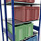 SCHULTE Lagertechnik - Stecks.Doppelgrundregal Typ 150 - 3000x1000x2x400 mm 2x7 Böden