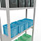 SCHULTE Lagertechnik - Stecks.Grundr.mit Längenriegel - 3000x1000x300 mm, Typ 250 kg