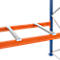 Schulte Lagertechnik Supports de profondeur pour stockage transversal pour rayonnages à palettes, pour profondeur de cadre 800 mm, galvanisés, 2 pièces