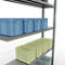 Schulte Lagertechnik Système de rayonnage à tablettes emboîtable MULTIplus 250, rayonnage annexe, verrou de longueur, 2000x1300x300 mm, 5 tablettes, galvanisé