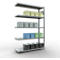 Schulte Lagertechnik Système de rayonnage à tablettes emboîtable MULTIplus 250, rayonnage annexe, verrou de longueur, 2000x1300x400 mm, 5 tablettes, galvanisé