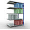 Schulte Lagertechnik Système de rayonnage à tablettes emboîtable MULTIplus 250, rayonnage annexe, verrou de longueur, 2000x1300x800 mm, 5 tablettes, gris clair