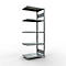 Schulte Lagertechnik Système de rayonnage à tablettes emboîtable MULTIplus 250, rayonnage annexe, verrou de longueur, 2000x750x600 mm, 5 tablettes, galvanisé