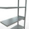 Schulte Lagertechnik Système de rayonnage à tablettes emboîtable MULTIplus 250, rayonnage annexe, verrou de longueur, 2500x1000x400 mm, 6 tablettes, galvanisé