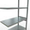 Schulte Lagertechnik Système de rayonnage à tablettes emboîtable MULTIplus 250, rayonnage annexe, verrou de longueur, 2500x1000x500 mm, 6 tablettes, galvanisé