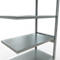 Schulte Lagertechnik Système de rayonnage à tablettes emboîtable MULTIplus 250, rayonnage annexe, verrou de longueur, 2500x1000x600 mm, 6 tablettes, galvanisé