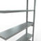 Schulte Lagertechnik Système de rayonnage à tablettes emboîtable MULTIplus 250, rayonnage annexe, verrou de longueur, 2500x1300x300 mm, 6 tablettes, galvanisé