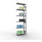 Schulte Lagertechnik Système de rayonnage à tablettes emboîtable MULTIplus 250, rayonnage annexe, verrou de longueur, 2500x750x300 mm, 6 tablettes, galvanisé
