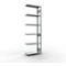 Schulte Lagertechnik Système de rayonnage à tablettes emboîtable MULTIplus 250, rayonnage annexe, verrou de longueur, 2500x750x300 mm, 6 tablettes, galvanisé