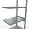 Schulte Lagertechnik Système de rayonnage à tablettes emboîtable MULTIplus 250, rayonnage annexe, verrou de longueur, 2500x750x500 mm, 6 tablettes, galvanisé
