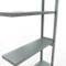 Schulte Lagertechnik Système de rayonnage à tablettes emboîtable MULTIplus 250, rayonnage annexe, verrou de longueur, 3000x1000x300 mm, 7 tablettes, galvanisé