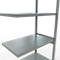Schulte Lagertechnik Système de rayonnage à tablettes emboîtable MULTIplus 250, rayonnage annexe, verrou de longueur, 3000x1000x600 mm, 7 tablettes, galvanisé