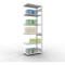 Schulte Lagertechnik Système de rayonnage à tablettes emboîtable MULTIplus 250, rayonnage annexe, verrou de longueur, 3000x1000x600 mm, 7 tablettes, gris clair