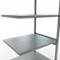 Schulte Lagertechnik Système de rayonnage à tablettes emboîtable MULTIplus 250, rayonnage annexe, verrou de longueur, 3000x1000x800 mm, 7 tablettes, galvanisé