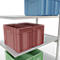 Schulte Lagertechnik Système de rayonnage à tablettes emboîtable MULTIplus 250, rayonnage annexe, verrou de longueur, 3000x1300x800 mm, 7 tablettes, gris clair
