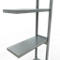 Schulte Lagertechnik Système de rayonnage à tablettes emboîtable MULTIplus 250, rayonnage annexe, verrou de longueur, 3000x750x300 mm, 7 tablettes, galvanisé