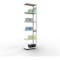 Schulte Lagertechnik Système de rayonnage à tablettes emboîtable MULTIplus 250, rayonnage annexe, verrou de longueur, 3000x750x400 mm, 7 tablettes, gris clair