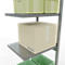 Schulte Lagertechnik Système de rayonnage à tablettes emboîtable MULTIplus 250, rayonnage annexe, verrou de longueur, 3000x750x600 mm, 7 tablettes, galvanisé