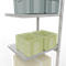 Schulte Lagertechnik Système de rayonnage à tablettes emboîtable MULTIplus 250, rayonnage annexe, verrou de longueur, 3000x750x600 mm, 7 tablettes, gris clair