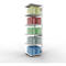 Schulte Lagertechnik Système de rayonnage à tablettes emboîtable MULTIplus 250, rayonnage annexe, verrou de longueur, 3000x750x800 mm, 7 tablettes, gris clair
