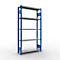 Schulte Lagertechnik Système de rayonnage à tablettes emboîtables MULTIplus 250, rayonnage de base, verrou de longueur, 2000x1000x300 mm, 5 tablettes, bleu gentiane/galvanisé