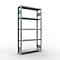 Schulte Lagertechnik Système de rayonnage à tablettes emboîtables MULTIplus 250, rayonnage de base, verrou de longueur, 2000x1000x300 mm, 5 tablettes, galvanisé