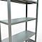 Schulte Lagertechnik Système de rayonnage à tablettes emboîtables MULTIplus 250, rayonnage de base, verrou de longueur, 2000x1000x400 mm, 5 tablettes, galvanisé