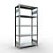 Schulte Lagertechnik Système de rayonnage à tablettes emboîtables MULTIplus 250, rayonnage de base, verrou de longueur, 2000x1000x500 mm, 5 tablettes, galvanisé