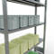 Schulte Lagertechnik Système de rayonnage à tablettes emboîtables MULTIplus 250, rayonnage de base, verrou de longueur, 2000x1300x300 mm, 5 tablettes, galvanisé